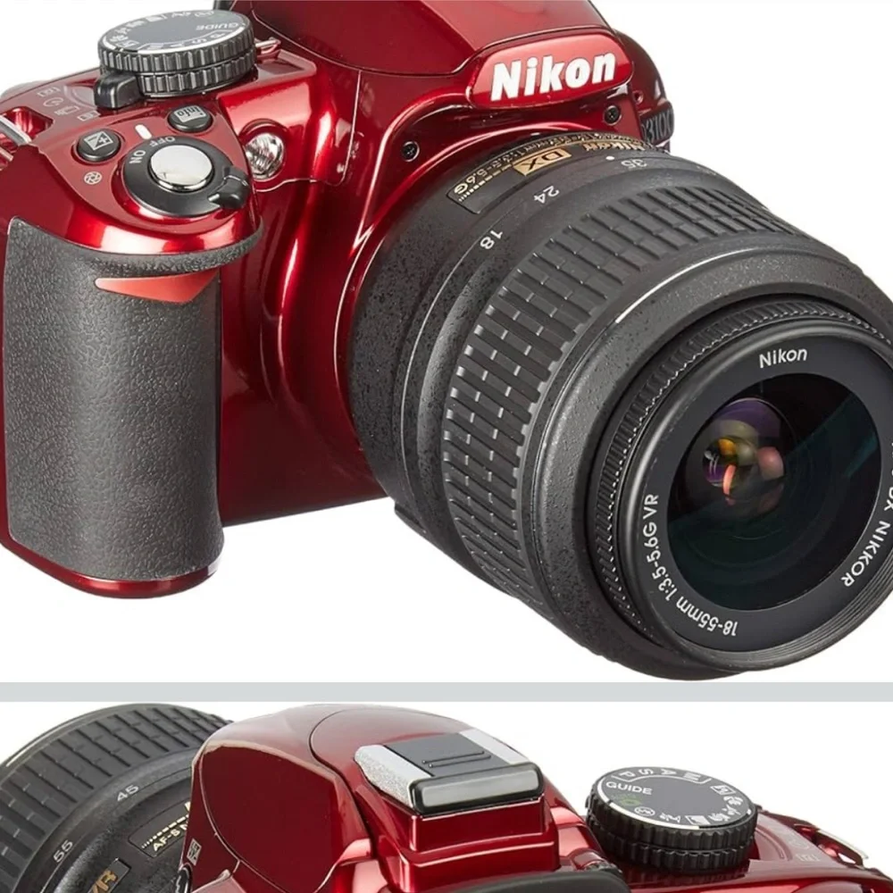 Nikon Burgundy DL3100 Camera with chargers